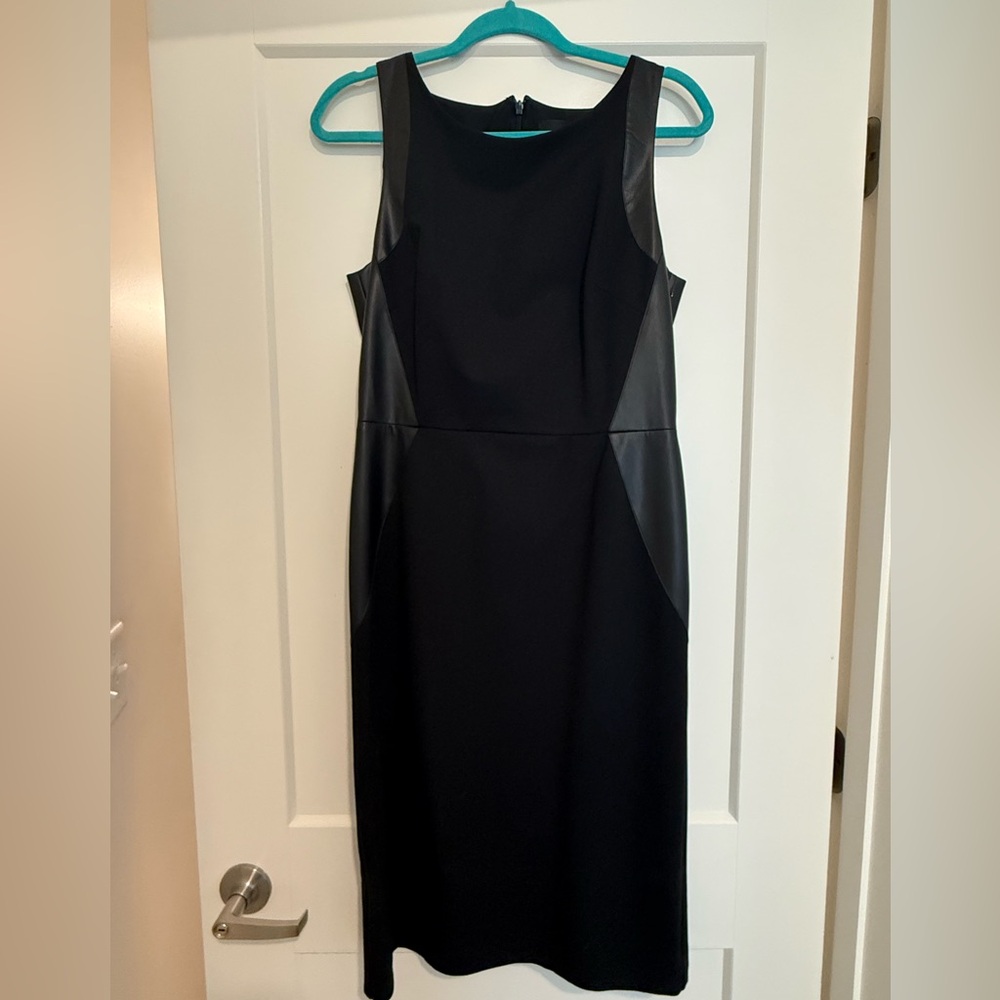 White House Black Market Black Midi Dress